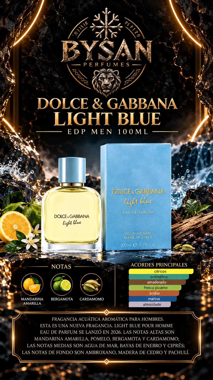 Catálogo BYSAN: Light Blue de Dolce & Gabbana