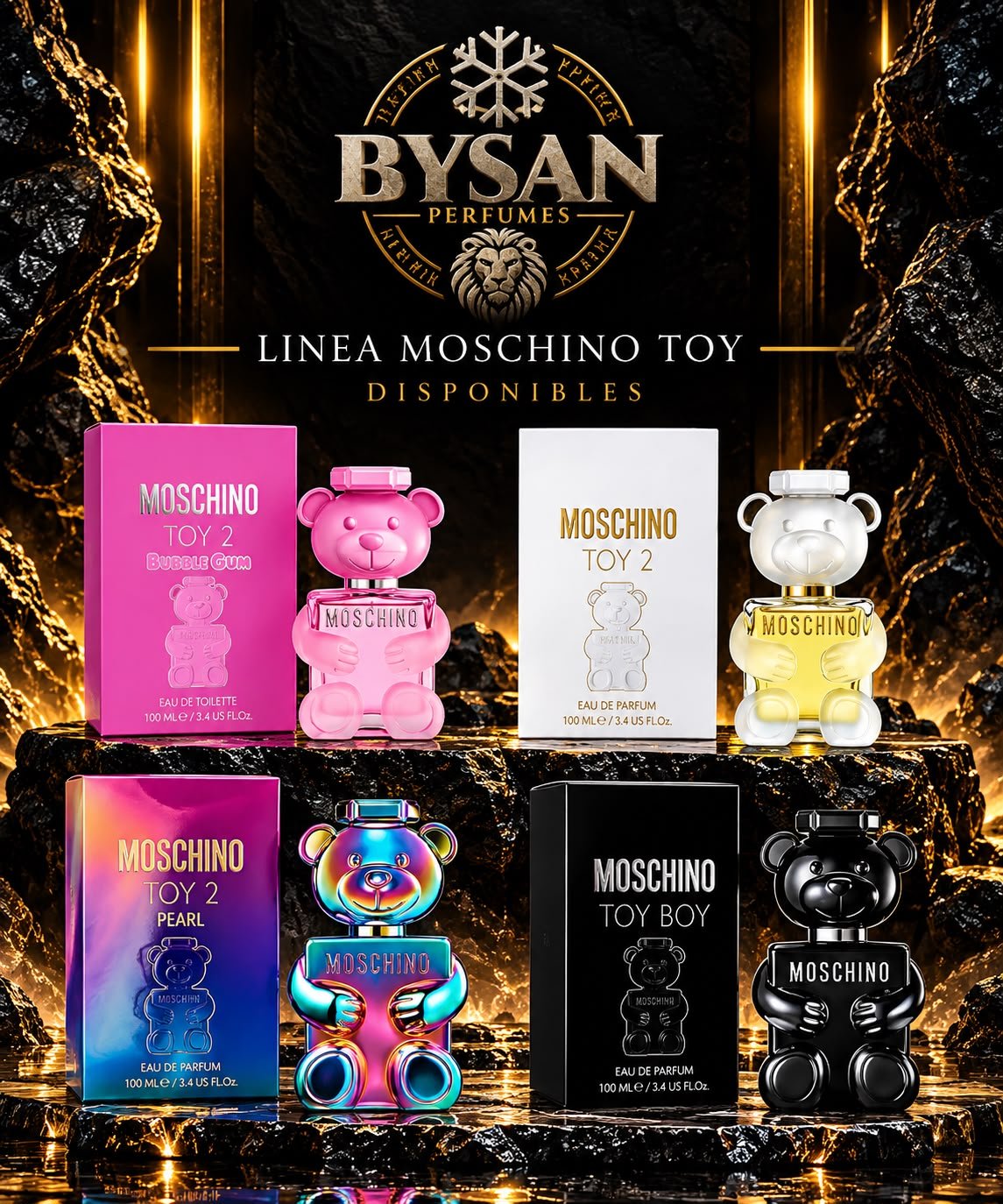 Catálogo BYSAN: Línea Toy de Moschino